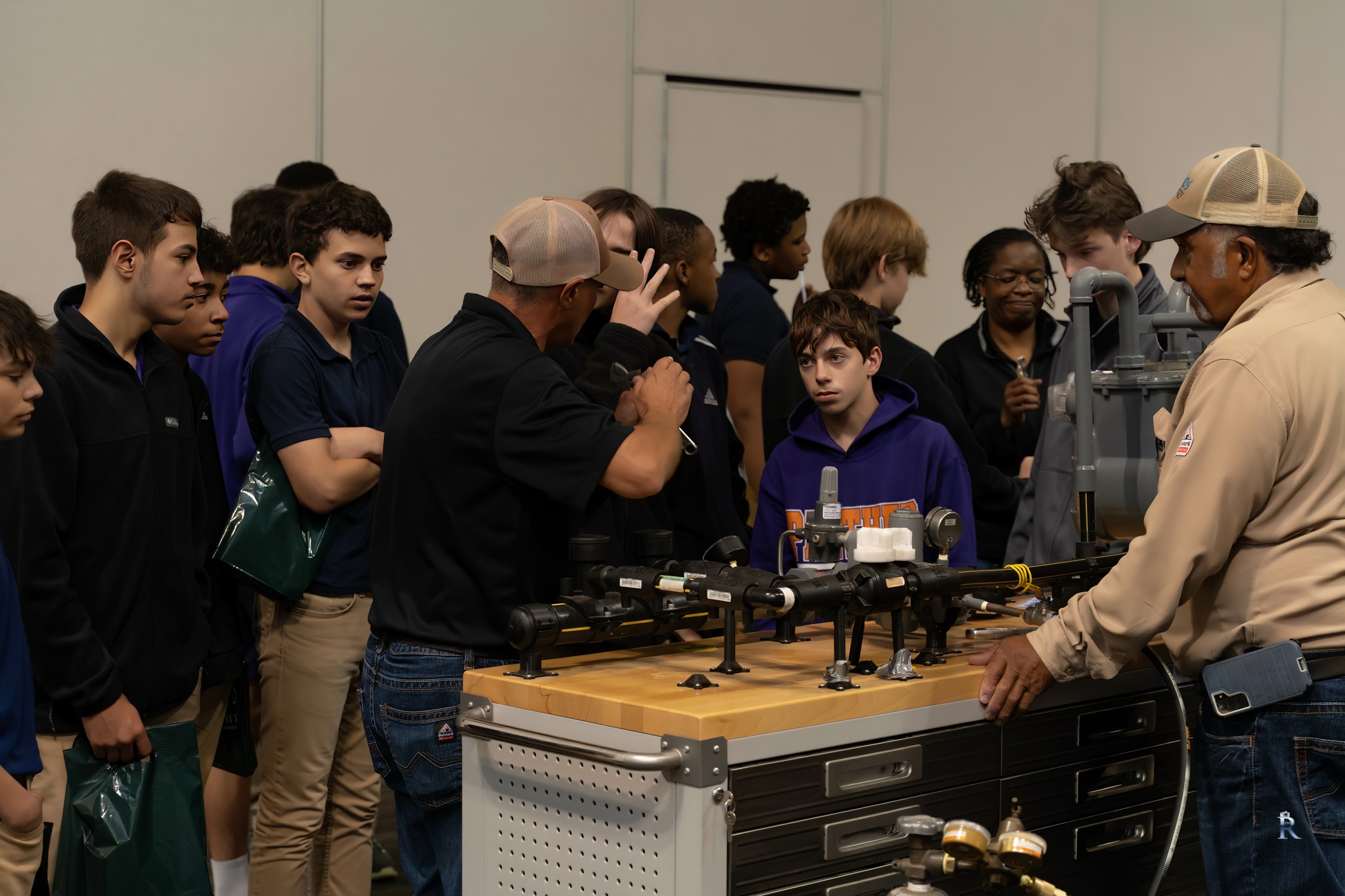 Students exploring career opportunities